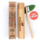 Himbam Himalayan Blue Kids Natural Biodegradable Bamboo Toothbrush And Travel