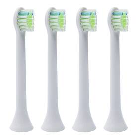 Hx6074 Hippie Hype Hx6074/26 Replacement Compact Brush Heads Compatible With 1 Count Pack Of 4 White