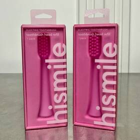 Hismile 359407001020 Electric Toothbrush Head Refill 2 Packs Pink Soft Bristles New
