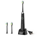 Hom-0014 B Sililoli Portable Sonic Electric Rechargeable Toothbrush And Holder 723740676914