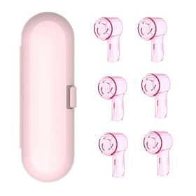 Hornorm 635638836631 Electric Toothbrush Travel Case For Oral-b Toothbrushes And 6pcs Reusable Tooth