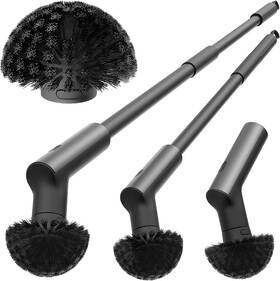 Qwqja005 Hoto 1 Pcs Replacement Brush Heads For Electric Spin Scrubber Grey Black