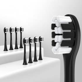Hychika 615272917842 Electric Toothbrush Replacement Heads Medium-soft Nylon Bristles 8-pack