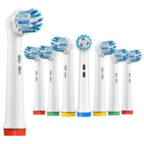 Oral50x8 Infein Replacement Toothbrush Heads For Oral-b Braun 8-pack Cross Action Eb50