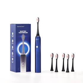 Inovocare 717839184800 Sonic Electric Toothbrush For Adults 5 1 Count Pack Of Blue