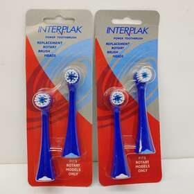 Interplak 085452100508 Conair Nos Replacement Rotary Brush Heads Rtb Models Rb2pk Qty 2