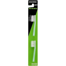 Ionic Kiss 969542143803 Regular - Clear Blue Replacement Brush Head 2pcs/pack Extra Fine Bristles