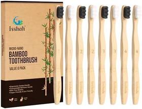 Bt-8nano Isshah Extra Soft Bamboo Toothbrush Micro Nano 20 000 Bristles Peta Approved