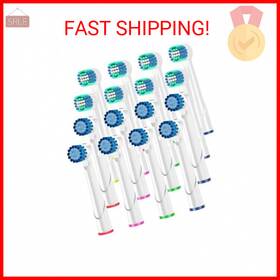 Itechnik 705353930881 Replacement Heads Compatible With Oral B Braun Toothbrushes Electric- 16 Pack Pr