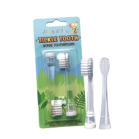 B0b4prxcks Jack N Jill Nft Tickle Tooth Sonic Electric Toothbrush Replacement Heads - 2 Pack G