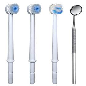 Wp67 Jdhavmos 3 Pack Replacement Toothbrush Heads With Mirror 1 Count Of White