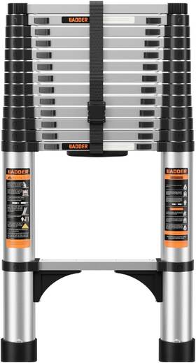 Yt-ats-380 Jiashche Telescoping Ladder Aluminum With Stable Hook And 12.5ft Silver