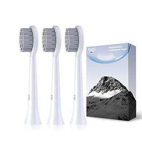 P200 Jtf 761736230412 Sonic Smart Toothbrush Genuine Gentle Brush Heads 3 Pack White