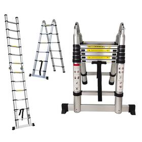 W-sctz-1.9m Jupitor Usa-5 Aluminum Telescoping 12.5ft - 3.8m 1.9 1.9m Silver Inch Or