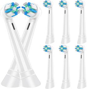 Juzflow 726084964754 8 Pack Io Replacement Heads Compatible With Oral B For 2/3/4/5/6/7