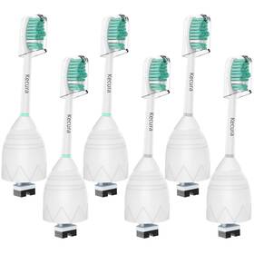 Kys7022-6 Kecura Replacement Brush-heads Compatible With Philips Sonicare E-series Toothbrush