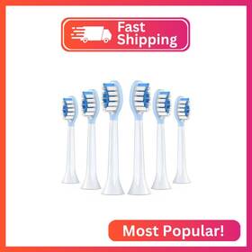 Keosaa Alb-006bl-6-wh Replacement Toothbrush Heads For Philips Sonicare Electric 2-in-1 To