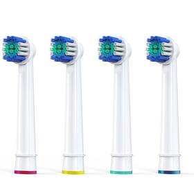 Alb-980-b-4-wh Keosaa Replacement Toothbrush Heads Compatible With Oral B Braun 4 Pcs Professional