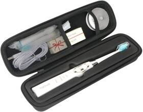 Kn-20210241 Khanka Electric Toothbrush Travel Case With 2 Pack Toothpaste Cap Black