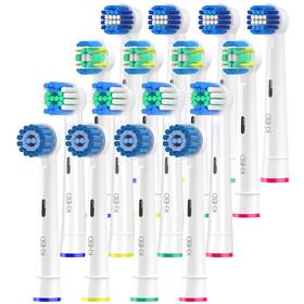 Khbd 778862031783 16 Pack Replacement Heads For Oral B Braun- Includes 4 Sensitive Brush Pre