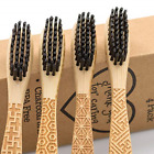 Khbt-01 Khamailo Natural Bamboo Toothbrush With Charcoal Bristle Pack 610877868438