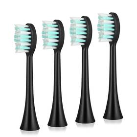 Kingheroes 639846516293 Kingeroes Replacement Brush Head 4 Heads In A Box Black