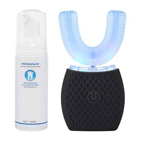 Kk-yashua-0121 Kkminhg Automatic Ultrasonic Toothbrush Electric 1 Count Pack Of Black