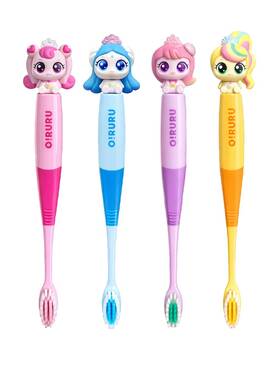 Ctc-4 Korean Import Catch Teenieping Figure Toothbrush Compact 1 Count Pack Of 4 Multicolor