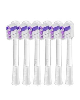 Laifen 810169440216 Cushioned Toothbrush Heads 6 Pack New 2025 Version Replacement