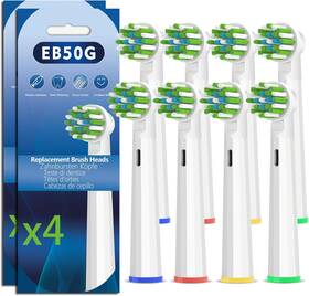 Lanveda 744759784636 Replacement Toothbrush Heads Compatible With Oral B Braun Pro 1000 Smart 1500 To