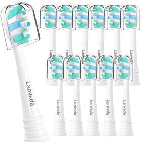 B927c Lanveda 12 Pack Replacement Toothbrush Heads Compatible With Philips Sonicare Replace