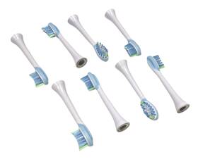 Lazellz 83606 Toothbrush Heads - Premium Plaque Control 1 Count Pack Of 8 White