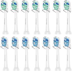 Leocomps 705353152597 Replacement Toothbrush Heads Compatible With Philips Sonicare Click-on Electric