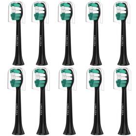 Linileea 791137471268 Toothbrush Replacement Heads Compatible With Aquasonic Black Series Tooth Bru