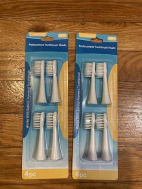 333680 Luminant 8x Replacement Toothbrush Heads - Soft For Electric