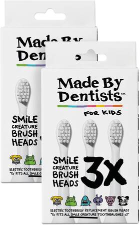 Made By Dentists 445006322337 Kids Electric Toothbrush Replacement Heads 6 2x3 - So