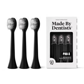 Made By Dentists 860014320491 Pro X Replacement Brush Heads For 3 Count Pack Of 1 Black
