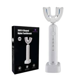 Tb-03 Magentak Ultrasonic U Shaped Toothbrush For 1 Count Pack Of White