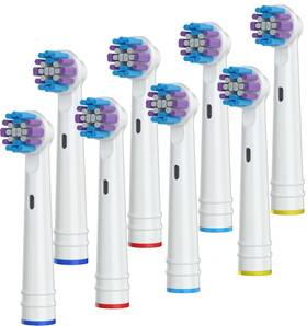 Mailink 787353403466 Replacement Toothbrush Heads For Oral-b 8 Pack Compatible