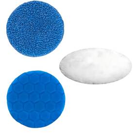 Mailluck 730425916609 6 Inches Replaceable Brush Heads Set 3pack For Electric Spin Scrubber Suitabl