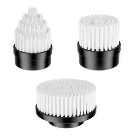 Mailluck 730425916616 Electric Spin Scrubber Replaceable Brush Heads Set 3pack Suitable For Model Q