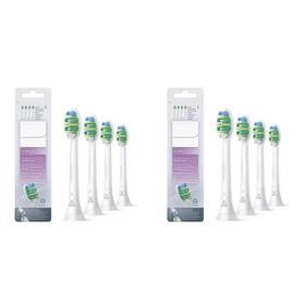 Malkit1991 445005170168 4/8 Pack Replacement Electric Toothbrush Heads White Standard Brush