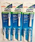 Many Meijer Lot Of 9 Easy Flex Tri Sweep Oral B Compatible Brush Toothbrush Heads 708820630390