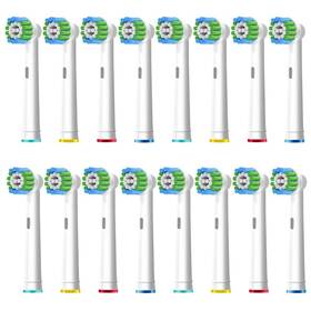 Meetsmile 735530198834 16pcs Precision Toothbrush Heads Compatible With Oral B Electric Toothbrushes