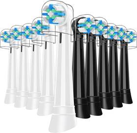 Mofele 445032486461 10 Pack Io Replacement Heads Compatible With Oral B 2/3/4/5/6/7/8/9/10 Series