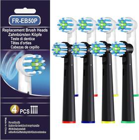 Mofele 711181477917 8 Pcs Replacement Toothbrush Heads Compatible With Braun Oral B Pro 1000/7000/9