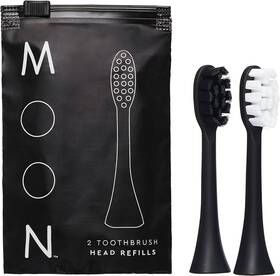 Moon322265 Moon Electric Toothbrush Heads - 2 Replacement Count Pack Of 1 Black