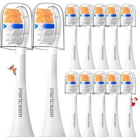 Bmv6512-w12-0-g2 Moricsom Electric Toothbrush Replacement Heads Compatible With Philips Sonicare Handle