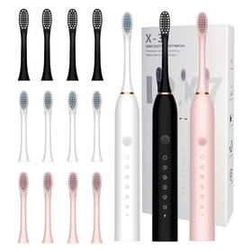 Mg-ddys-3pcs-36 Msetgrd 3 Pack Electric Toothbrush 1 Count Of Whiteness&black&pink