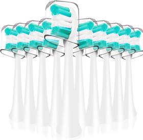 Mullburry 313033223286 Replacement Toothbrush Heads Compatible With Aquasonic Black Series Vibe